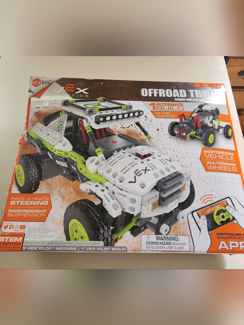 Vex Robotics Offroad Trike Remote Control Truck